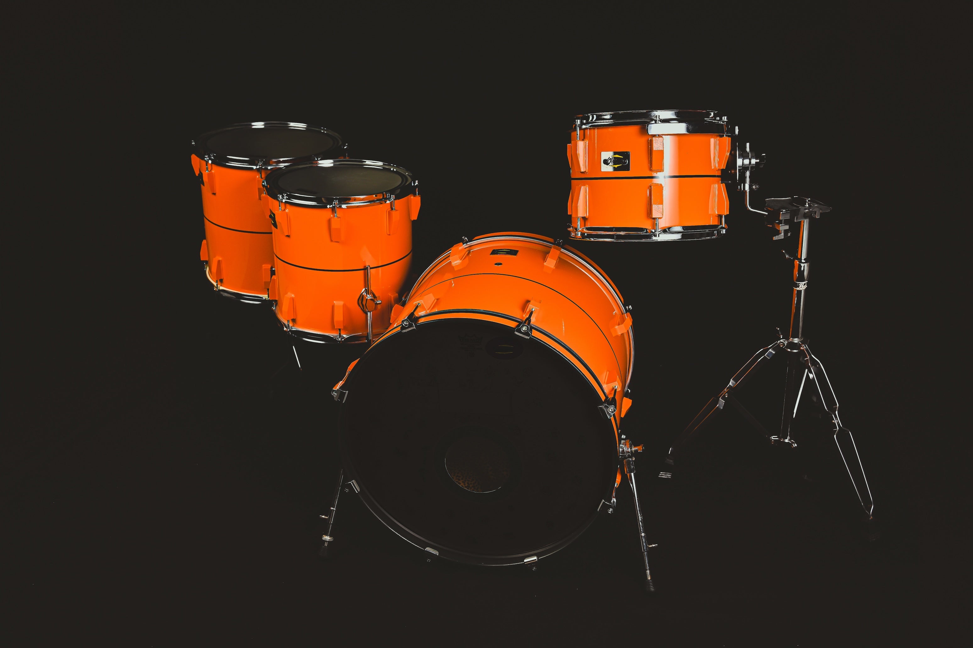 Batteria kit 4pz ORANGE (Bambole di Pezza) - Strebor Drums