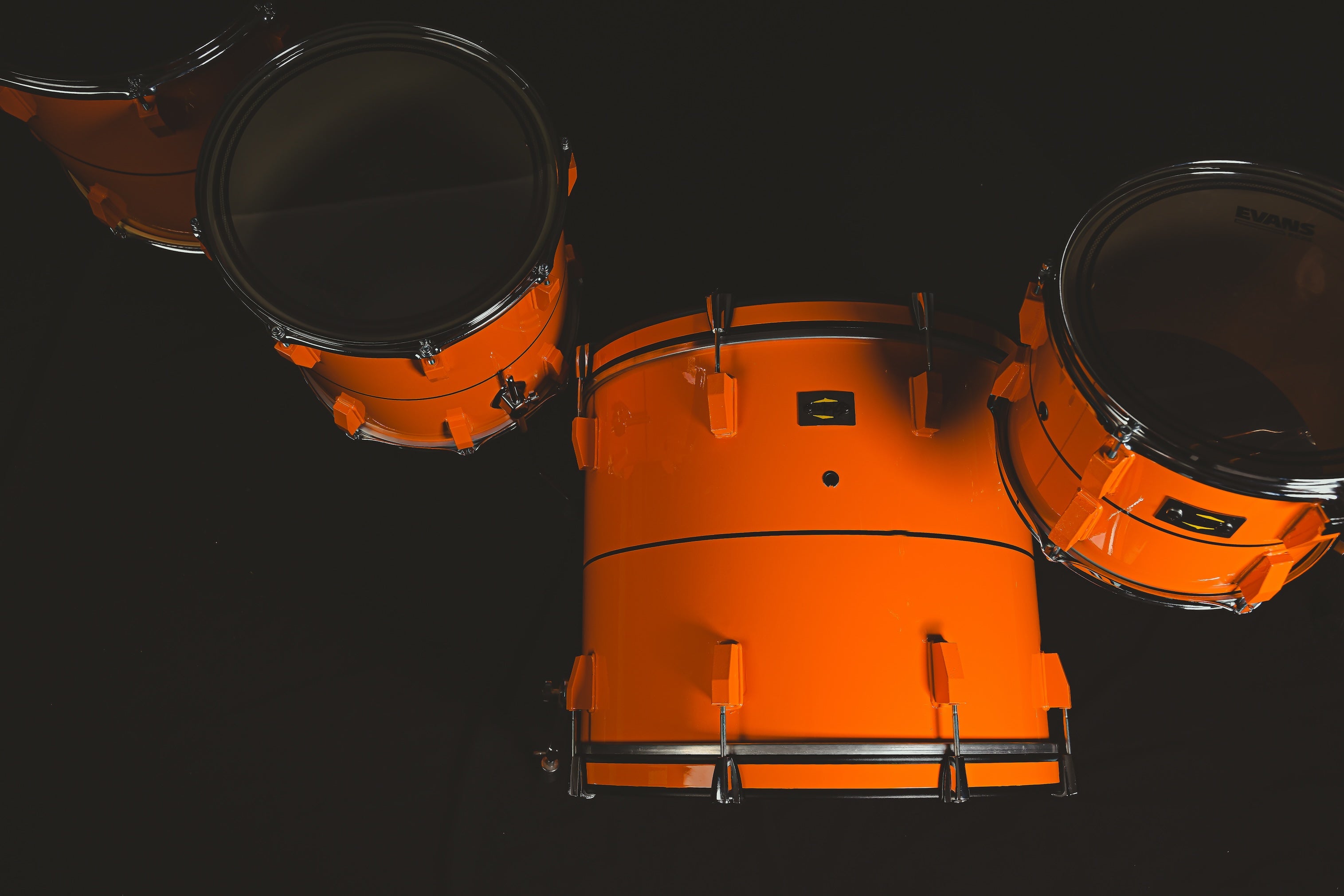 Batteria kit 4pz ORANGE (Bambole di Pezza) - Strebor Drums