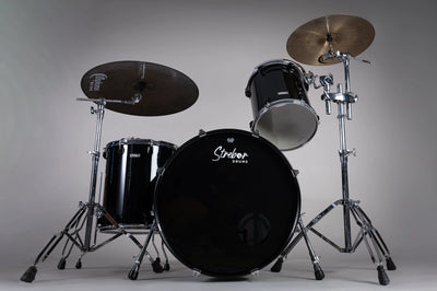 Batteria kit 3pz BlackBlue - Strebor Drums