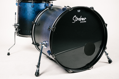 Batteria kit 3pz BlackBlue - Strebor Drums