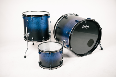 Batteria kit 3pz BlackBlue - Strebor Drums